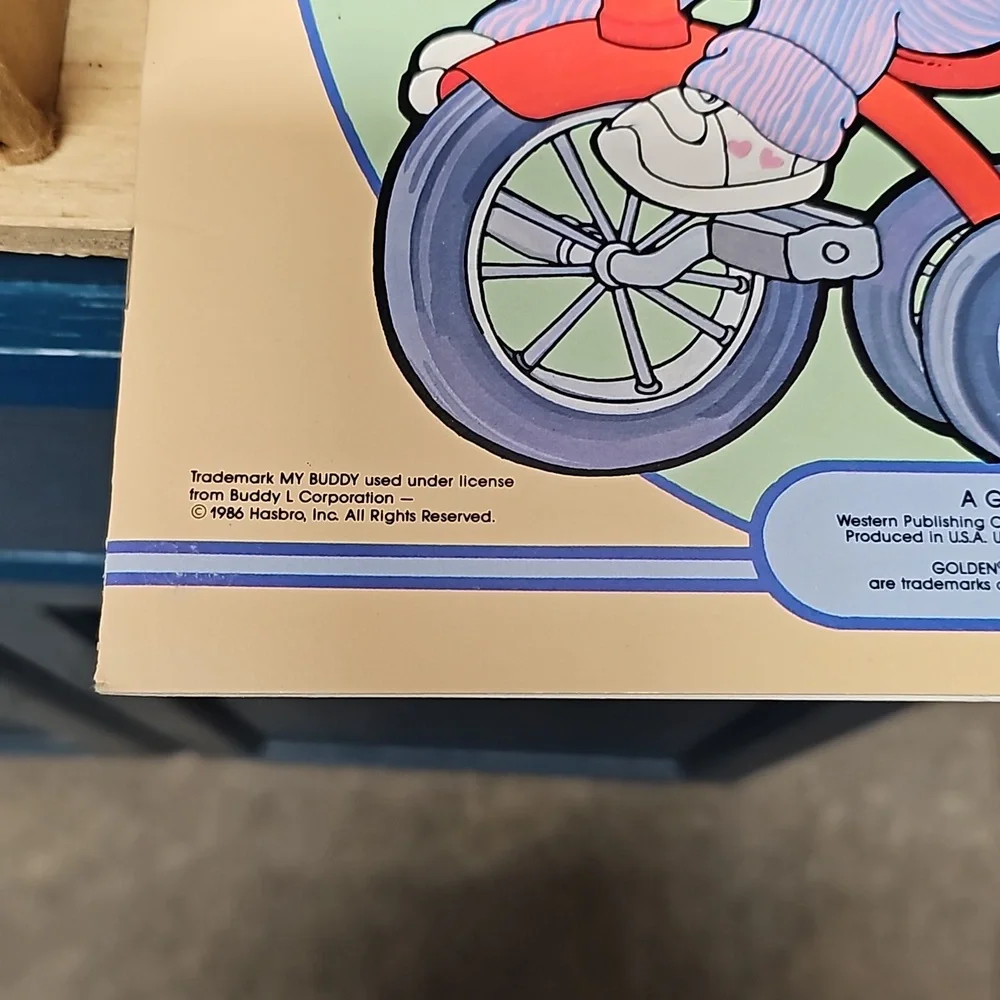 Vintage My Buddy doll paperdolls Golden books - Picture 8 of 16